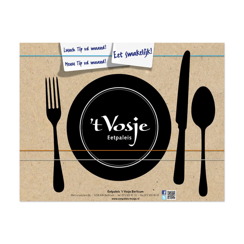 Tischsets bedrucken bei MK Printing